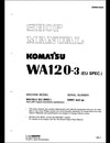 1999 Komatsu WA120-3 Wheel Loader Service Repair Shop Manual