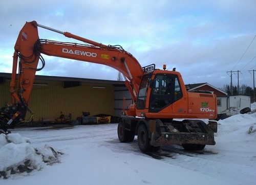 2001 Doosan Solar 170W-V Wheeled Excavator Workshop Service Repair Manual