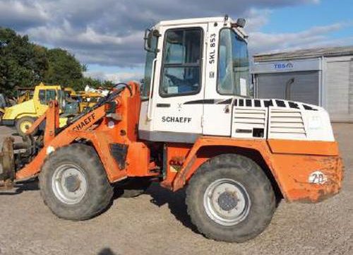 2003 TEREX SCHAEFF SKL 853 Wheel Loader Parts Catalog Manual