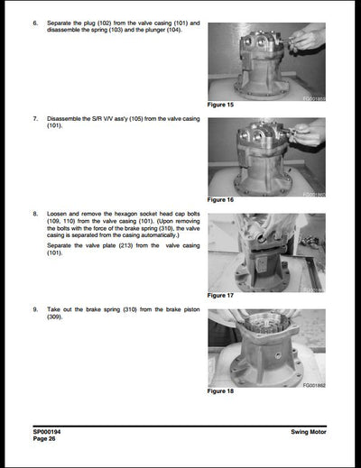 2006 Doosan DX225LC Crawled Excavator Workshop Service Repair Manual