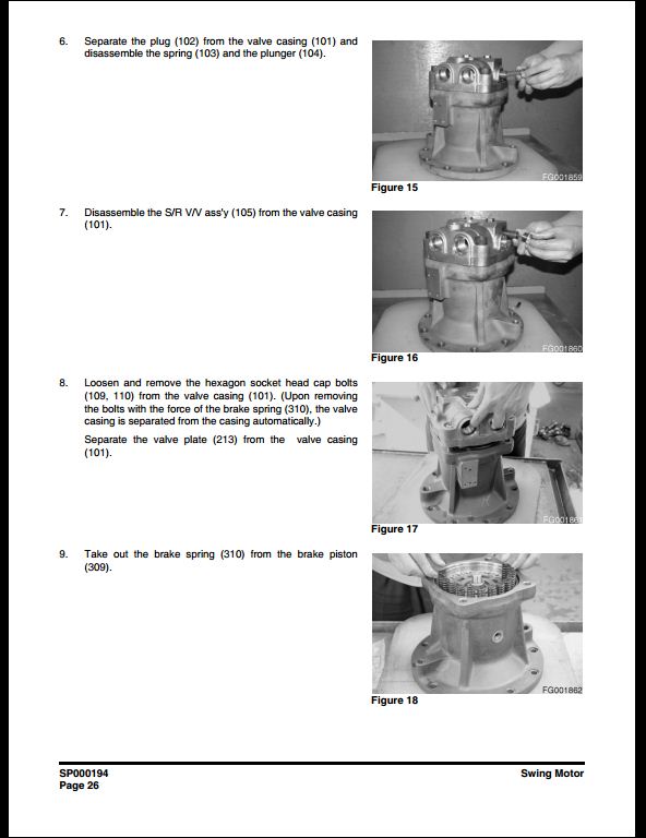 2006 Doosan DX225LC Crawled Excavator Workshop Service Repair Manual