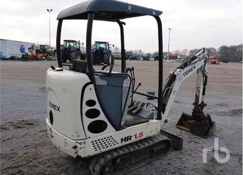 2006 TEREX SCHAEFF HR1.5 Mini Crawler Excavator Parts Manual SN0100