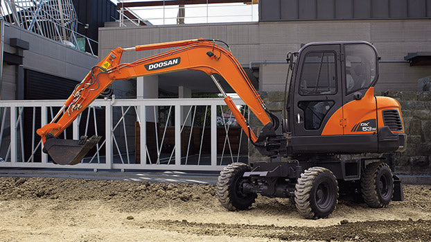 2009 Doosan DX53W Wheeled Excavator Workshop Service Repair Manual