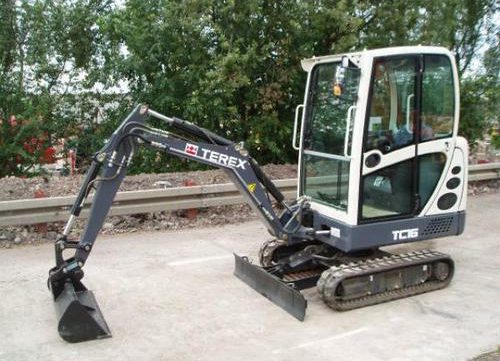 2009 TEREX TC16 Crawler Excavator Parts Manual