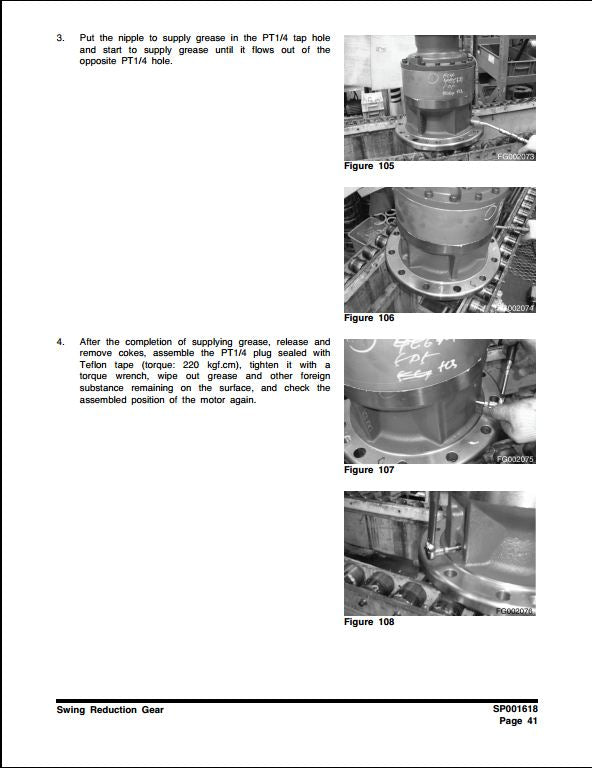 2010 Doosan DX210, DX225LCB Crawled Excavator Workshop Service Repair Manual