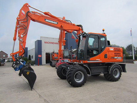 2012 Doosan DX140W-3, DX160W-3 Wheeled Excavator Workshop Service Repair Manual