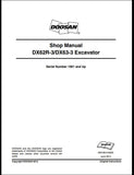 2013 Doosan DX62R-3, DX63-3 Crawled Excavator Workshop Service Repair Manual