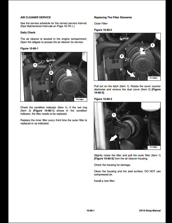 2014 Doosan DX19 Compact Crawled Excavator Workshop Service Repair Manual