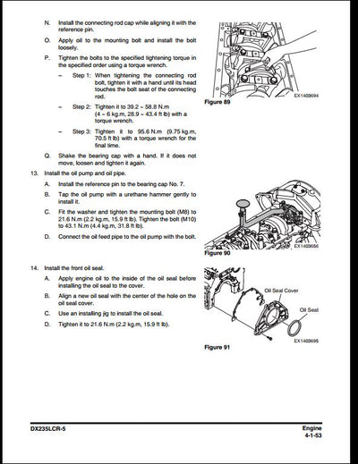 2014 Doosan DX235LCR-5 Crawled Excavator Workshop Service Repair Manual
