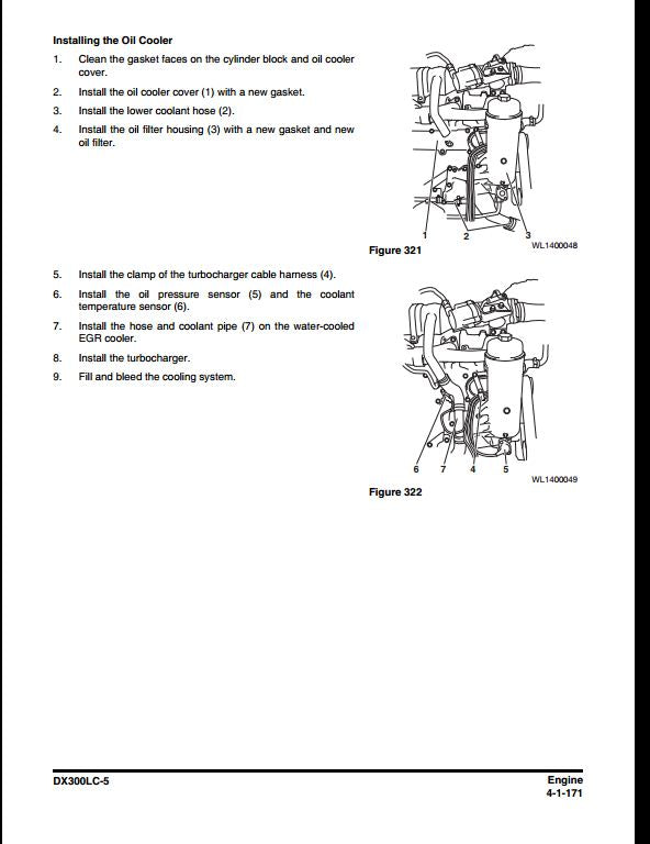 2014 Doosan DX300LC-5 Crawled Excavator Workshop Service Repair Manual