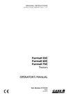 Case IH Tractor Farmall 55C 65C 75C Operator’s Manual 47374334