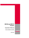 Case IH Tractor MX150 MX170 JJa0108301 And Aft Operator’s Manual 6-24641