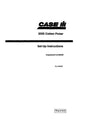 Case IH Tractor 2055 Cotton Picker Complete Operator’s Manual 8-98502S1