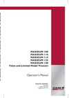 Case IH Tractor Maxxum 100 110 115 125 140 Value and Limited Operator’s Manual 84264981