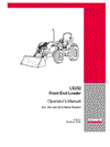 Case IH Tractor LX232 Front End Loader Operator’s Manual 87056721