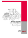Case IH Tractor Magnum 255 Tractor Ermerging Market Operator’s Manual 87482608