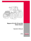 Case IH Tractor Magnum 215, 245, 275, 305 Operator’s Manual 87572967