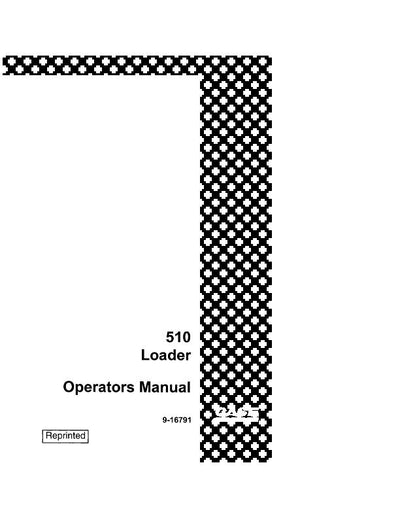 Case IH Tractor 510 Loader Operator’s Manual 9-16791