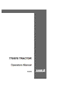 Case IH Tractor 770, 870 Operator’s Manual 9-2412