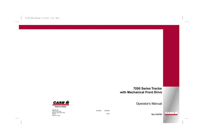 Case IH Tractor 7210 7220 7230 7240 7250 – European Model Operator’s Manual 9-24702
