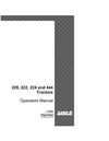 Case IH Tractor 220 222 224 444 Operator’s Manual 9-3452
