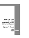 Case IH Tractor C-36S and C-48S Snowblowers for 130 and 180 Garden Operator’s Manual 9-35161