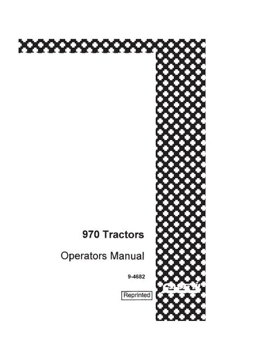 Case IH Tractor 970 Operator’s Manual 9-4682
