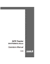 Case IH Tractor 2470 ser # 8762940 thru 882500 Operator’s Manual 9-4895