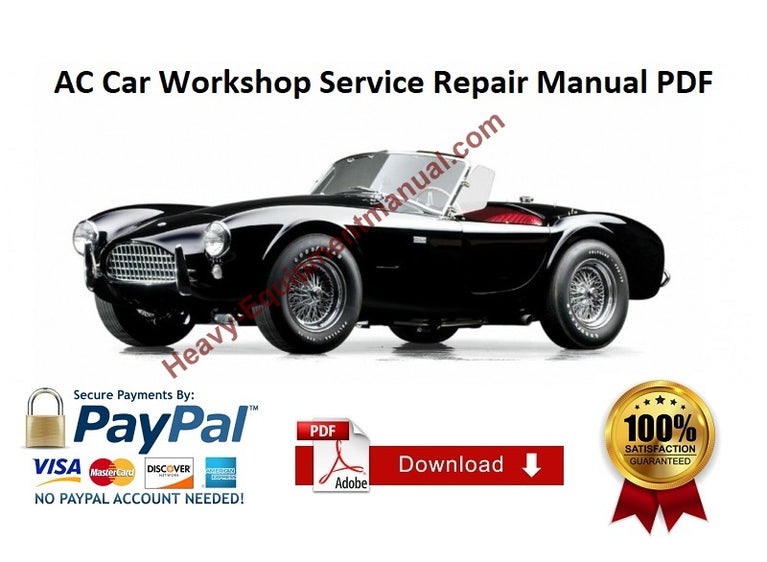 Corvette 305 327 350 396 427 454 1965 Factory Service Manual Download