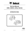 BOBCAT 3400, 3400XL UTILITY VEHICLE SERVICE REPAIR MANUAL