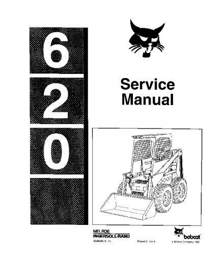 BOBCAT 620 SKID STEER LOADER SERVICE REPAIR MANUAL