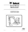 BOBCAT E80 EXCAVATOR SERVICE REPAIR MANUAL