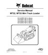 BOBCAT MT52, MT55 MINI TRACK LOADER SERVICE REPAIR MANUAL