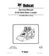 BOBCAT S150 SKID STEER LOADER SERIES SERVICE REPAIR MANUAL