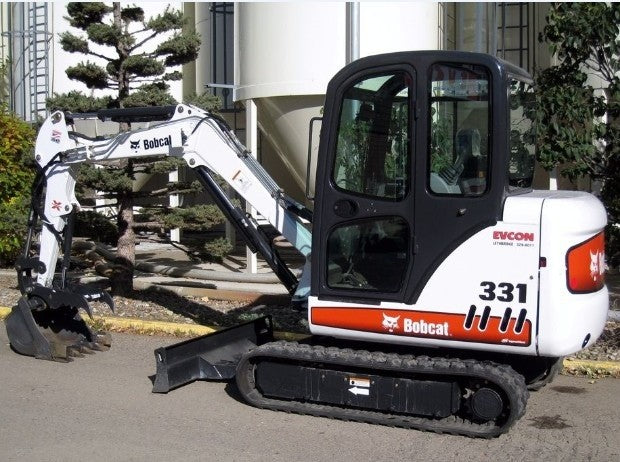 Bobcat 331 331E 334 Mini Excavator Electrical & Hydraulic Schematic Manual 234313000