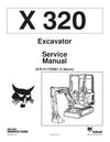 Bobcat X320 Hydraulic Excavator Service Repair Manual Download