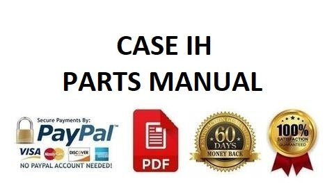 DOWNLOAD CASE IH 950 EARLY RISER PARTS MANUAL
