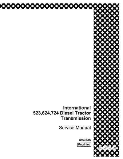 Case IH 523 624 724 Transmission Service Repair Manual 3000730R2