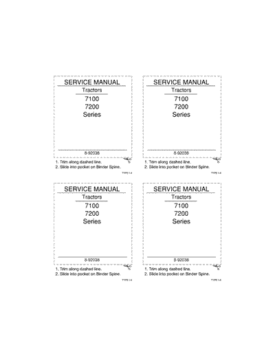 Case IH 7100 7200 Series Service Repair Manual 8-92038
