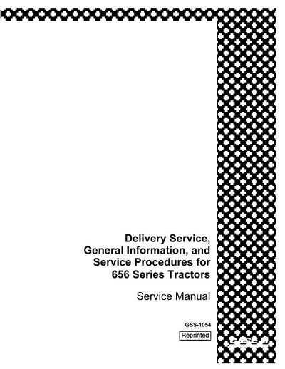 Case IH Delivery Service Gen Info and Service Procedures Service Repair Manual GSS-1054