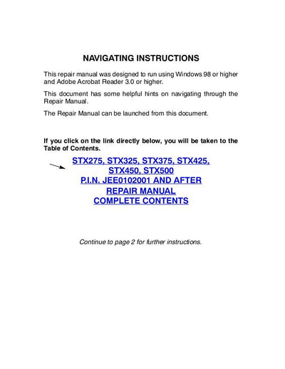 Case IH STX275 STX325 STX375 STX425 STX450 STX500 Service Repair Manual 6-14443