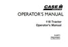 Case IH Tractor 118 Operator’s Manual 9-4371