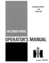 Case IH Tractor International 184 Operator’s Manual 1084587R1