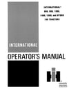 Case IH Tractor International 886 986 1086 1486 1586 and Hydro 186 Operator’s Manual 1084462R6