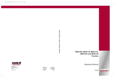 Case IH Tractor MXU100 MXU110 MXU115 MXU125 and MXU135 Operator’s Manual 6–36212