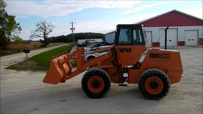 Case W14 Loader with POD Cab 9119672 & after Parts Manual