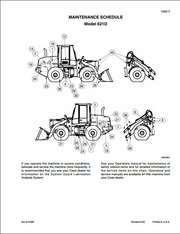 Case 621D Wheel Loader Workshop Service Repair Manual