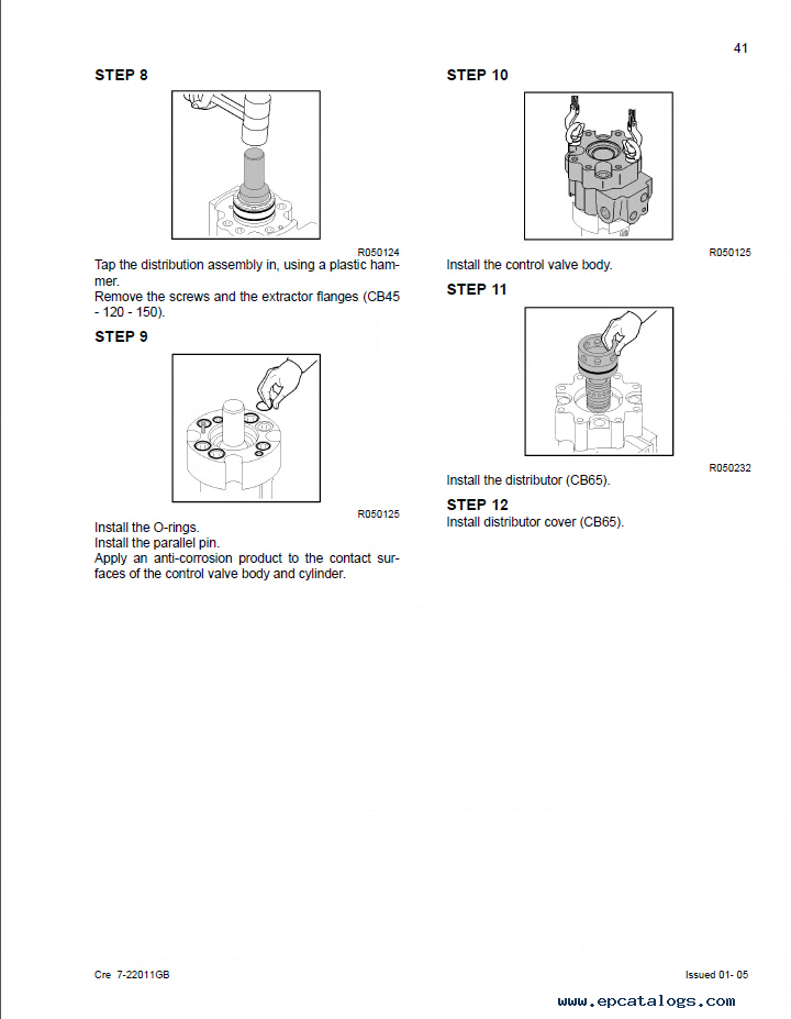 Case CB Series Hydraulic Hammer Service Repair Manual