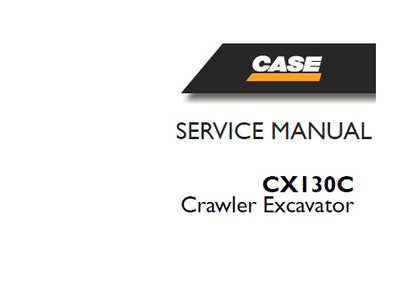 Download Case CX130C Crawler Excavator Workshop Service Repair Manual 47795402