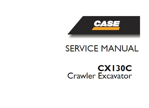 Download Case CX130C Crawler Excavator Workshop Service Repair Manual 47795402